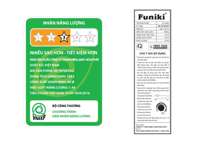 Tủ Lạnh Funiki 126 Lít HR T6126TDG